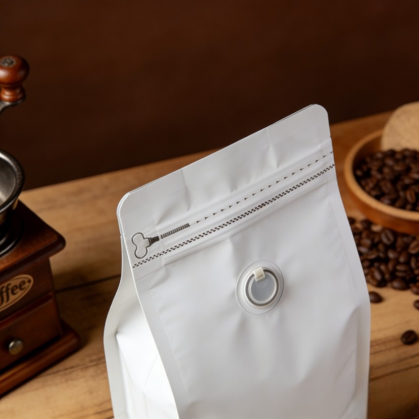 Flat Bottom Coffee Bag With Valve factory
